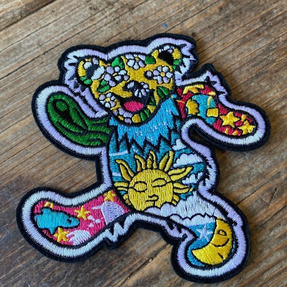 Grateful Dead Dancing Bear Sew on Patch